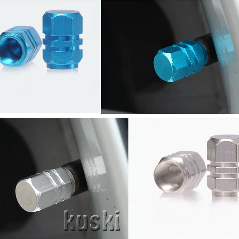 4 шт. велосипед мотоцикл автомобиль алюминий колпачки вентиля шины для Toyota corolla chr