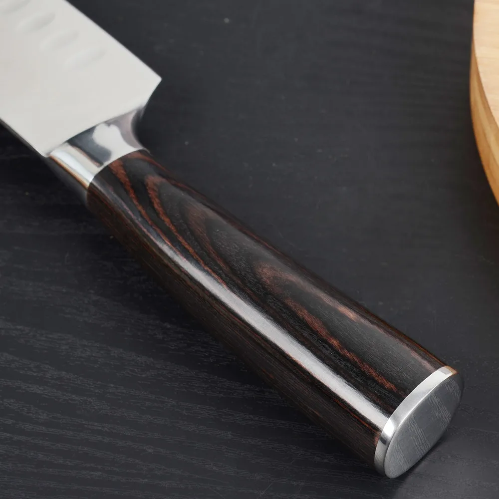 8 Inch Chef's Knife Sharp Japanese Kitchen Vegetable and Fruit Peeling Meat Santoku Sliced Knives | Дом и сад