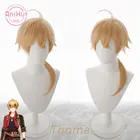 Anihutthoma косплей парик Genshin ударопрочный Косплей светлые термостойкие синтетические волосы Thoma Косплей