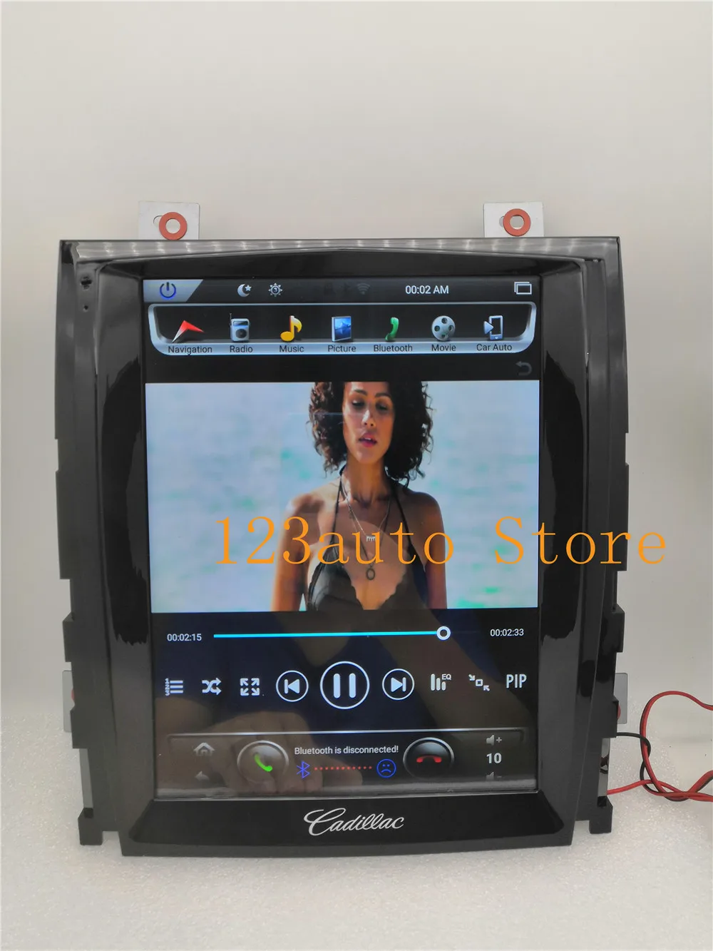 10,4 дюймов вертикальный экран Tesla стиль Android 8,1 автомобильный DVD gps плеер радио мультимедиа навигация для Cadillac Escalade стерео PX6