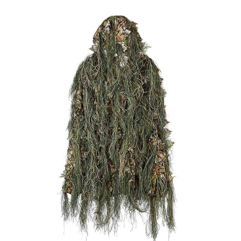 Ghillie костюм для охоты лесной 3D Bionic Leaf Маскировочная форма Cs камуфляжные Костюмы