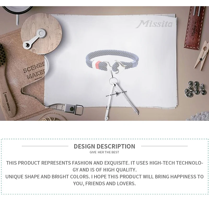 HOMOD высокое качество якорь браслеты для мужчин Паракорд из нержавеющей стали