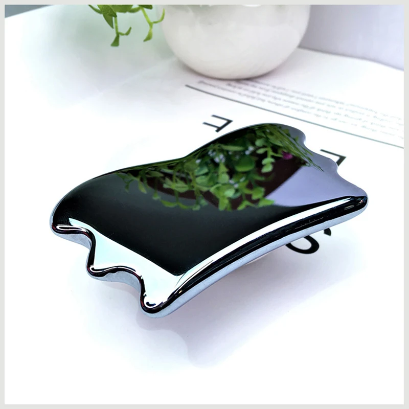 

1Pcs Terahertz Spatula Energy Stone Gouache Scraper Beauty Tool For Face Lifting Body Slimming Meridian Scraping Massage