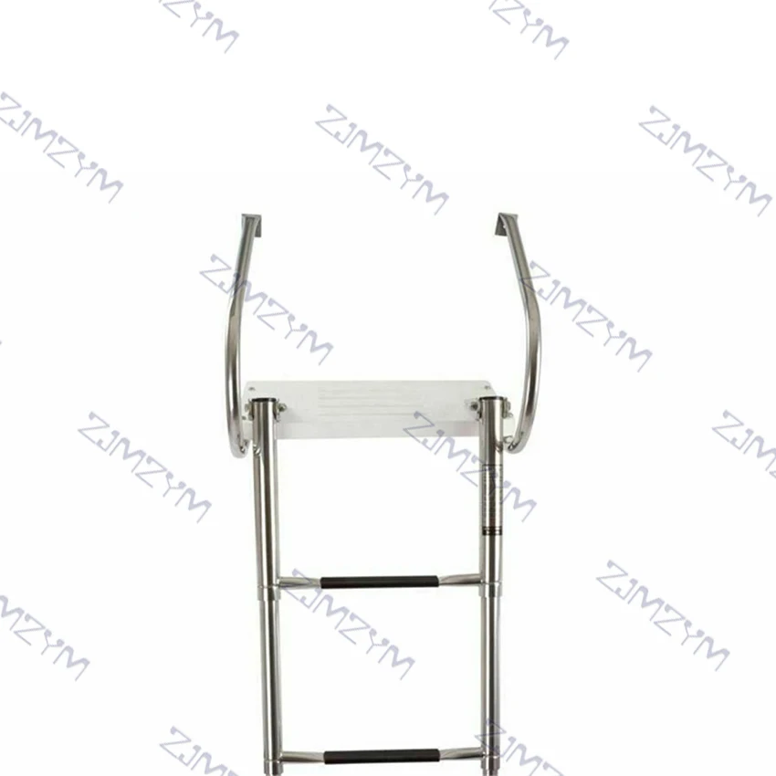 9924S2 Marine Ladder 2-section Thickened Stainless Steel Telescopic Ladder Hardware Accessories Boat Step Ladder Handrail Ladder