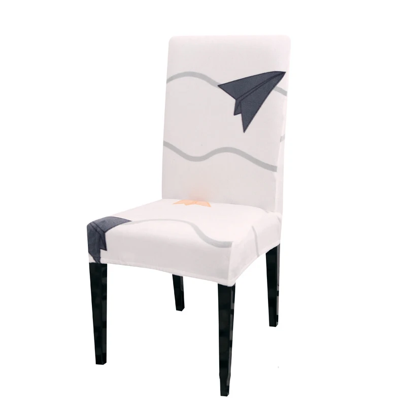Чехлы для обеденных стульев из спандекса с эластичным покрытием декоративные