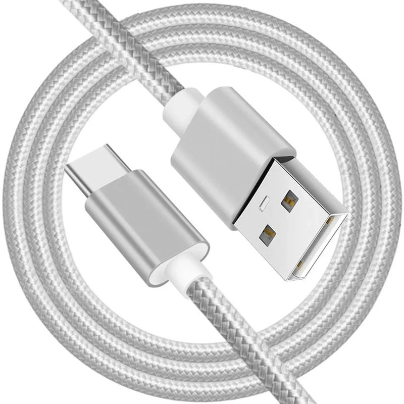 Кабель USB Type-C для зарядки и передачи данных Нейлоновый Huawei Mate 10 20 30 Pro Honor 8 9 V20 Samsung