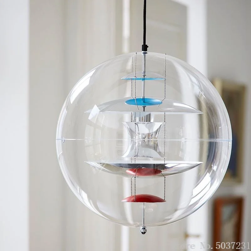 

New Planet Glass Pendant Lamp Acrylic Chandelier Lights Nordic Modern Simple Nordic Dining Room Bar Designer Soft Light Fixture
