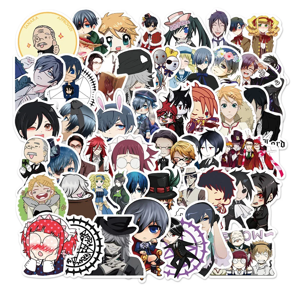 

50 шт., водонепроницаемые ПВХ Стикеры для скейта, гитары, скейтборда, блокнота