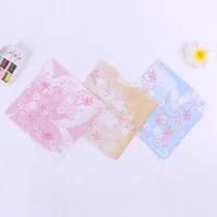chinese style 100 cotton high end women printed handkerchief when traveling wiping sweat and cleaning portable hand towel gift