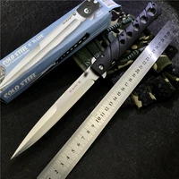 cold steel 26sxp ti li te xl 6 folding knife stiletto sword satin plain blade black zyex handle outdoors camping tactical knives