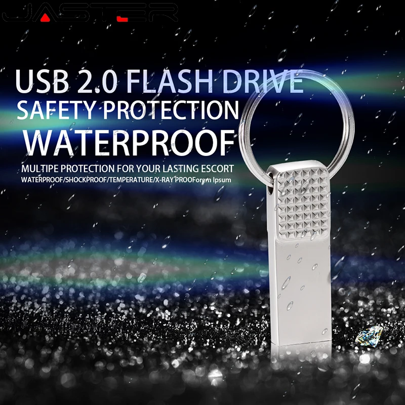 Новый Бизнес Нержавеющая сталь металлический флэш-накопитель USB 128 ГБ 64 2 0 32 Гб