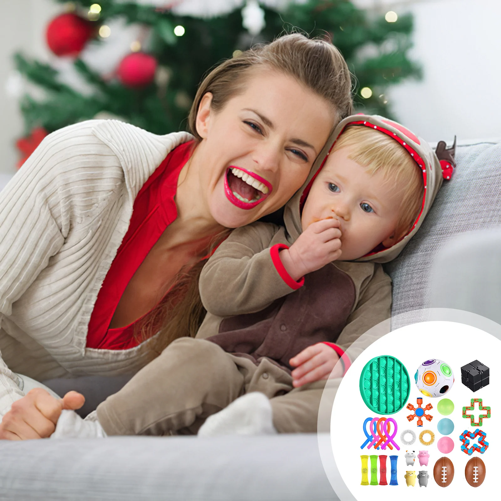 

Sensory Fidget Toys Set Stress Relief Tools For Adults And Autistic Kids Anti-Anxiety Calming