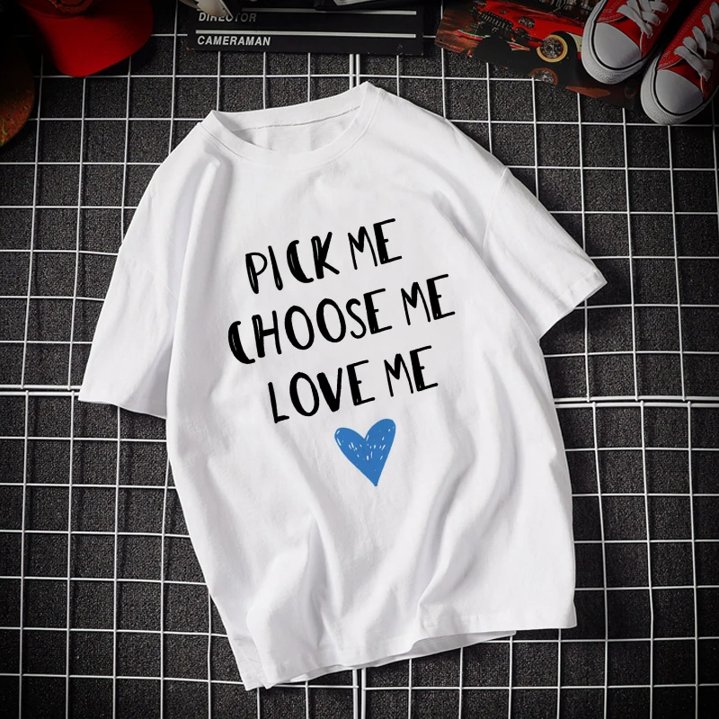 

New T-shirt Female Letter Print Harajuku 90s Short Sleeve Fun Ulzzang T-Shirt Lady Casual Tops