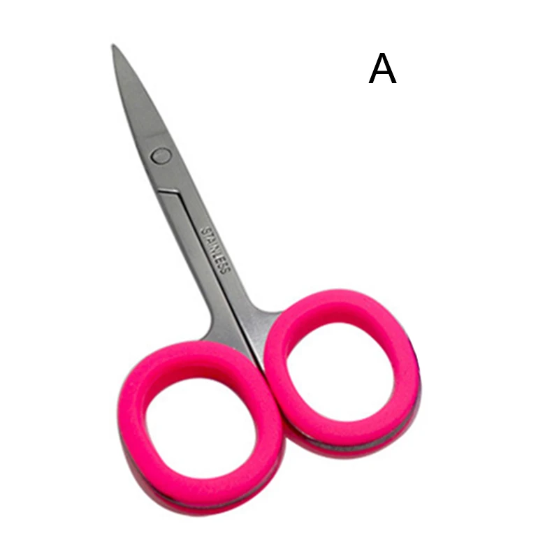 Нержавеющая сталь силикагель брови ножницы нос волосы веки наклейки в форме