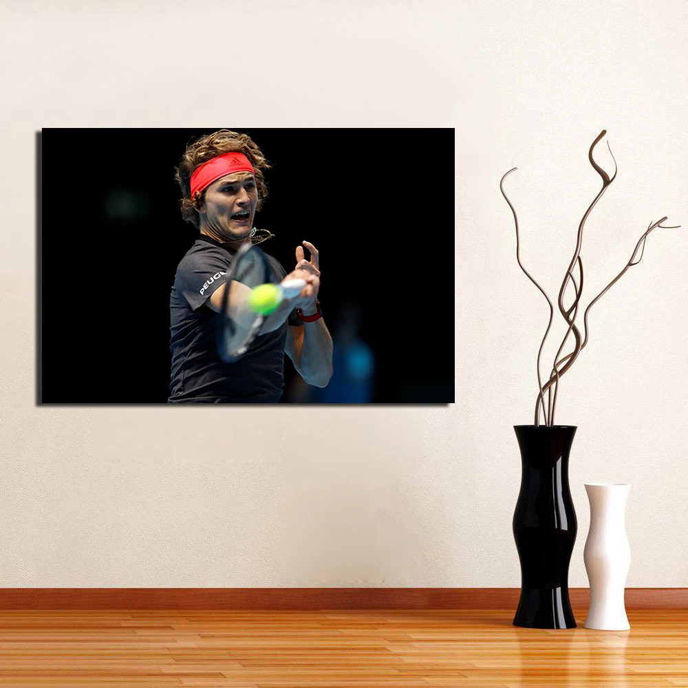 1 шт. Картина на холсте Александр Зверев Теннисный плеер HD постеры и принты