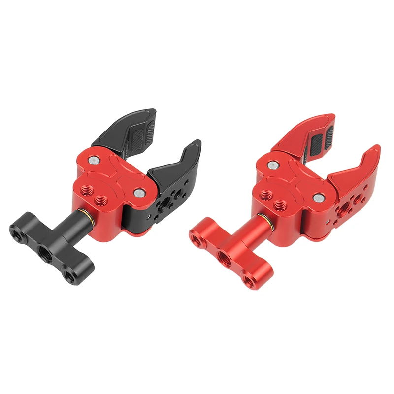 

Camera Clamp Mount,Camera Super Clamp W/1/4 and 3/8 Screw Holes for Camera/Field Monitor Adapter Bottom Clamp