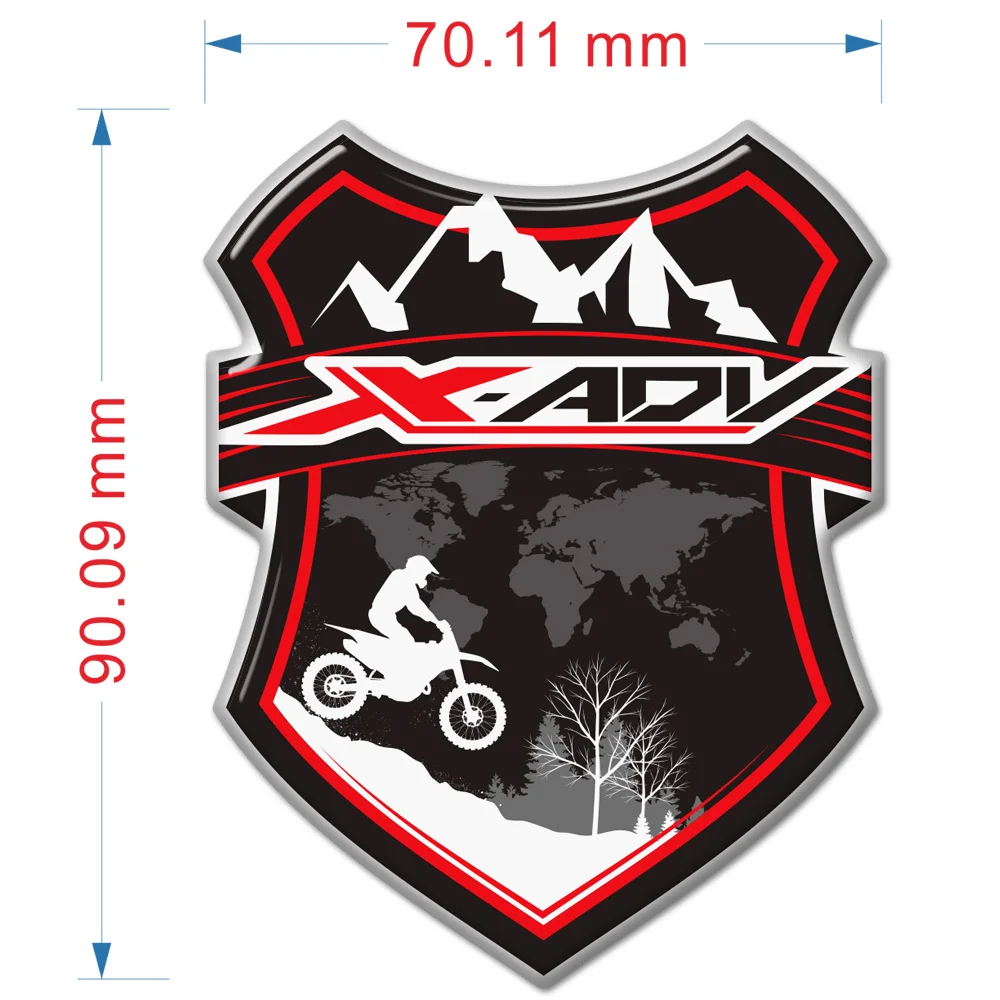 Для HONDA XADV x adv 750 X ADV 3D наклейка с логотипом боковой панели мотоциклетные наклейки