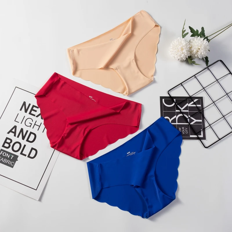 Hot Sale Fashion Women Seamless Panties Ultra-thin Underwear Comfort Intimates Sexy Lingerie Low-Rise Female briefs