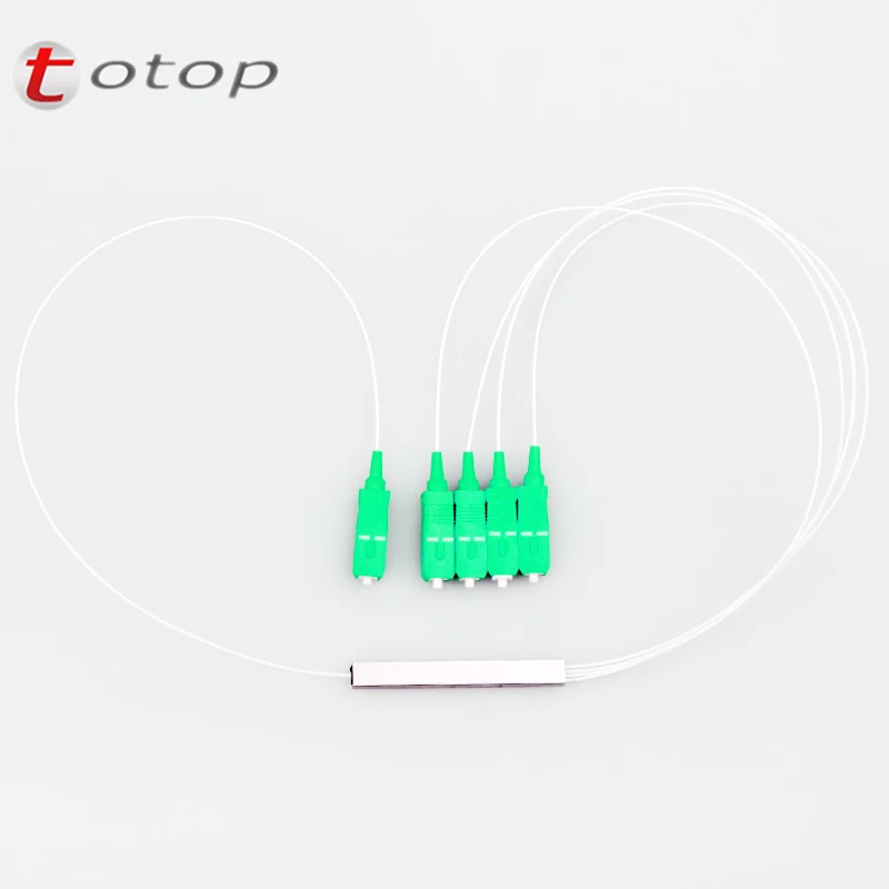 

Бесплатная доставка, одномодовый волоконно-оптический сплиттер SCAPC 1X4 PLC FTTH PLC, стальная трубка типа SCAPC1x4 PLC, волоконно-оптический сплиттер