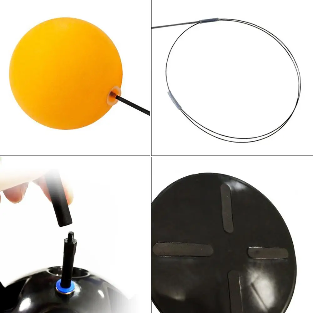 Регулируемая высота эластичный вал тренажер для настольного тенниса