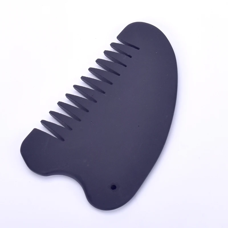 Натуральный Бийский камень иглы гребень энергия Gua Sha доска акупунктура массаж