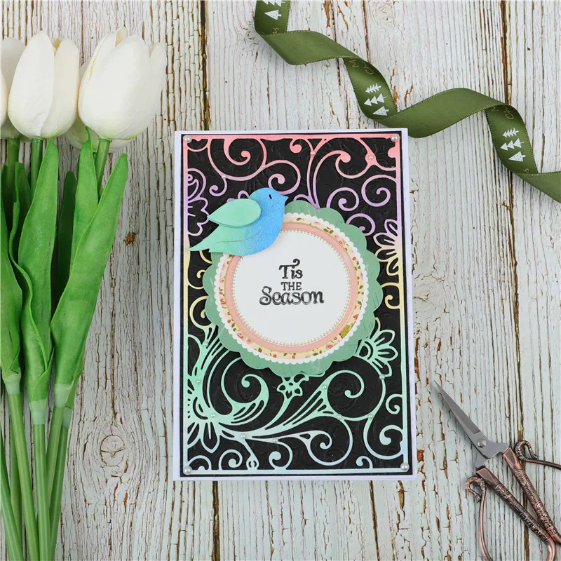 InLoveArts Flower Frame Dies Background Metal Cutting New 2019 for Card Making Scrapbooking Cuts Decor Stencil Craft | Дом и сад