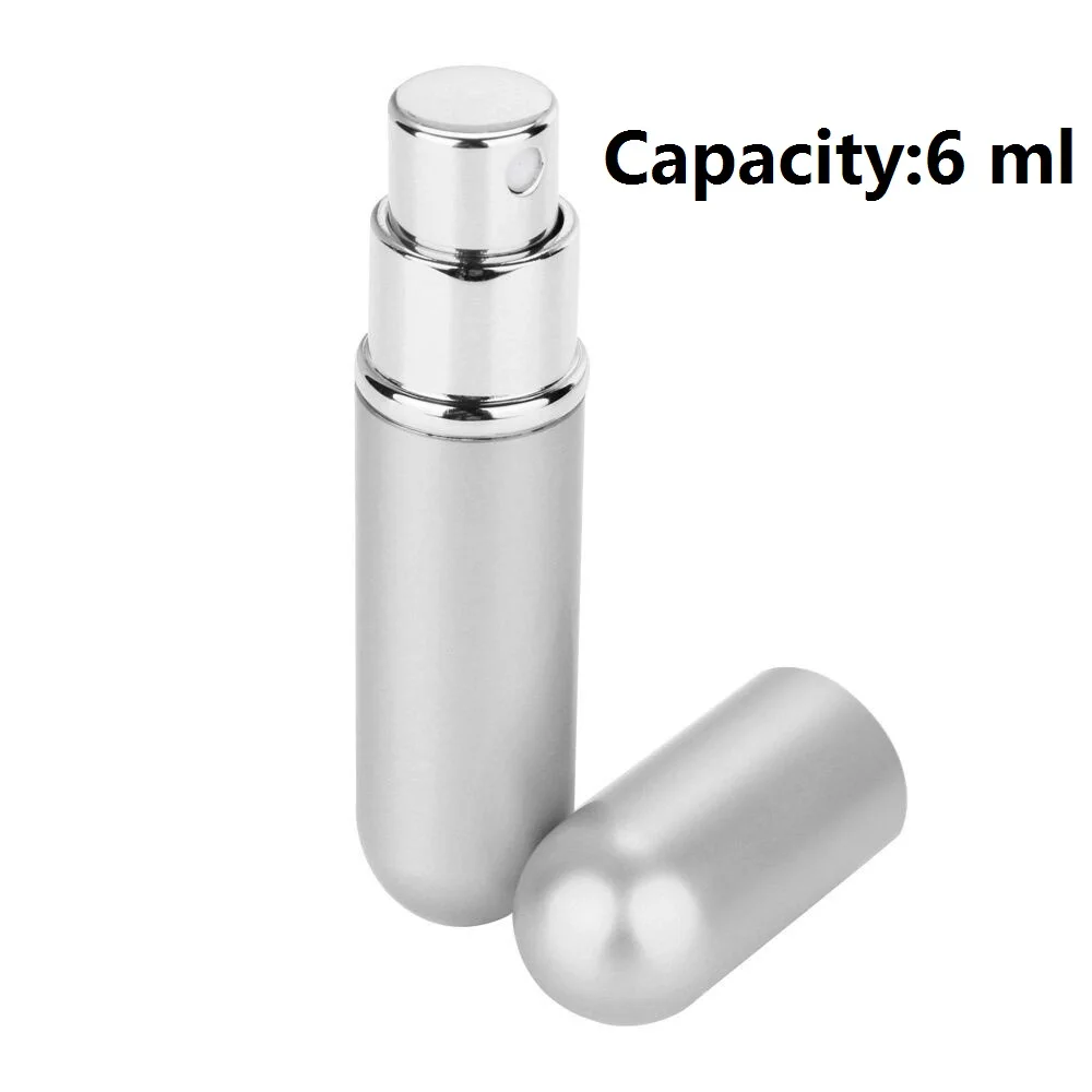 Sliver(6ml) 3 мл старинный металлический флакон для парфюма в арабском стиле Бутылочки для эфирных масел контейнер из сплава королевская стеклянная бутылка свадебное украшение подарок - Цвет: Sliver(6ml)