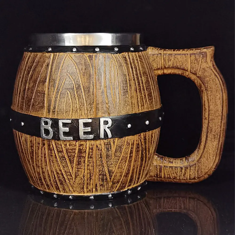 Кружка для пива в стиле дуба 450 мл | Дом и сад