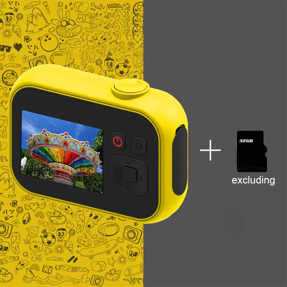 Модная детская одежда игрушечная Цифровая камера DSLR HD 1080P 2 дюйма Экран USB 2,0 дома Портативный путешествия видео подарок мини