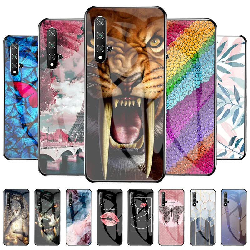 Фото Стеклянный чехол для Huawei Nova 5T Nova5t жесткая задняя крышка телефона 6 7 SE 7i Pro Стеклянный чехол для Huawei Nova 5T Nova5t жесткая задняя крышка телефона 6 7 SE 7i Pro