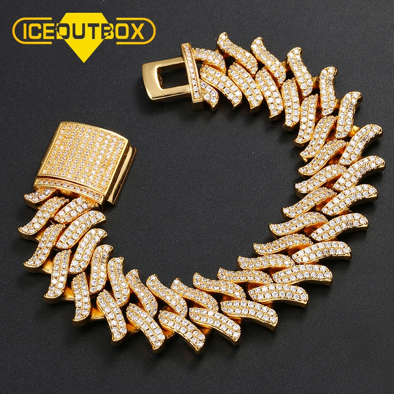 

Личность Bling CZ Для мужчин браслет, реперские кепки Майами кубинская цепь для Для мужчин в стиле «хип-хоп», ювелирные изделия, золото, розовое ...