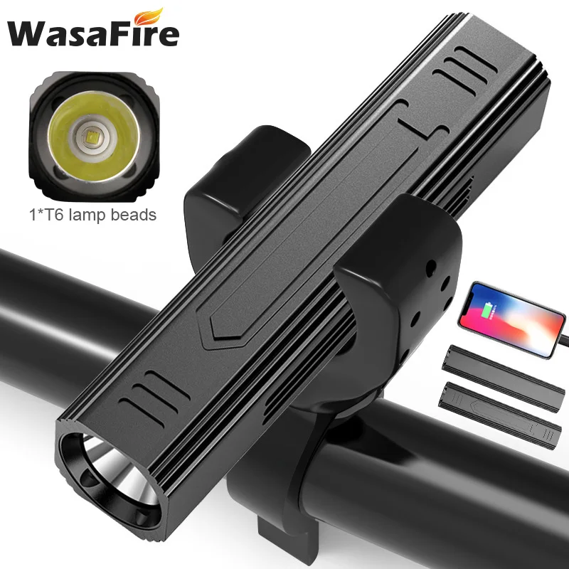 

Фонарь светодиодный велосипедный с зарядкой от USB, 5 режимов, лм