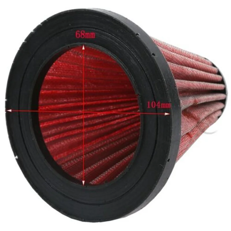 Фильтр воздушного очистителя красного цвета для мотоцикла Harley Vstar Shadow