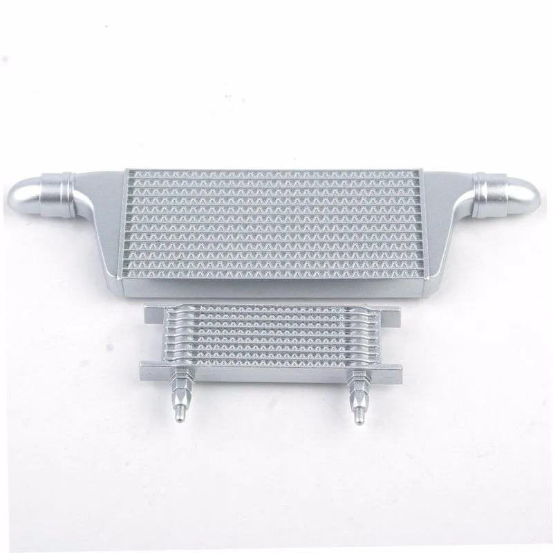 1/10 RC Car Inter-Cooler Kit Chrome Fit for HPI Traxxas Hot Bodies Plastic | Игрушки и хобби