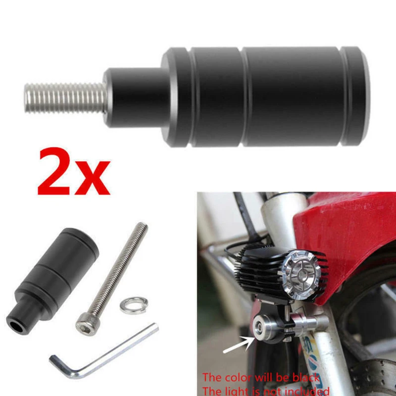 

2Pcs M6 Bolt, CNC Motorcycle LED Head Fog Light Mounting Bracket Bracket Pillar Base