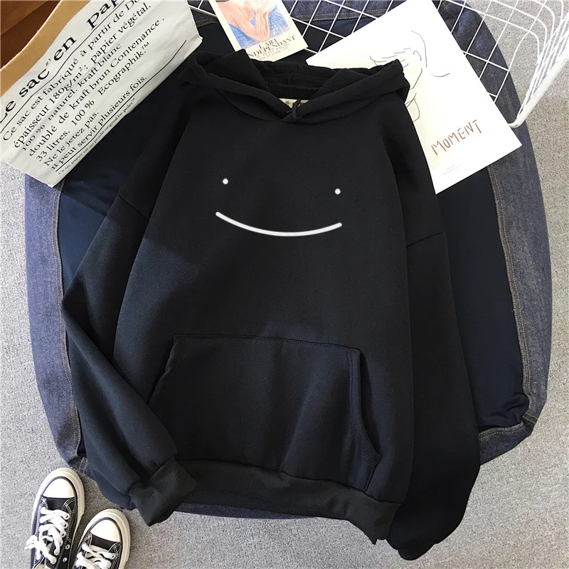 

Women Couples Hood Cute Dream Smile Graphic Sweatshirt Harajuku Sweatsuit Y2K Hip Hop Oversize Sport Streetwear Outfits Hoodie