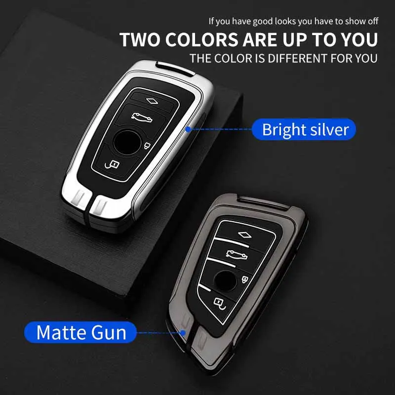 

Car Key Case Cover Protective Shell For BMW X3 X5 X6 F30 F34 E60 E90 F10 E34 E36 F20 G30 F15 F16 1 3 5 7 Series Auto Accessories