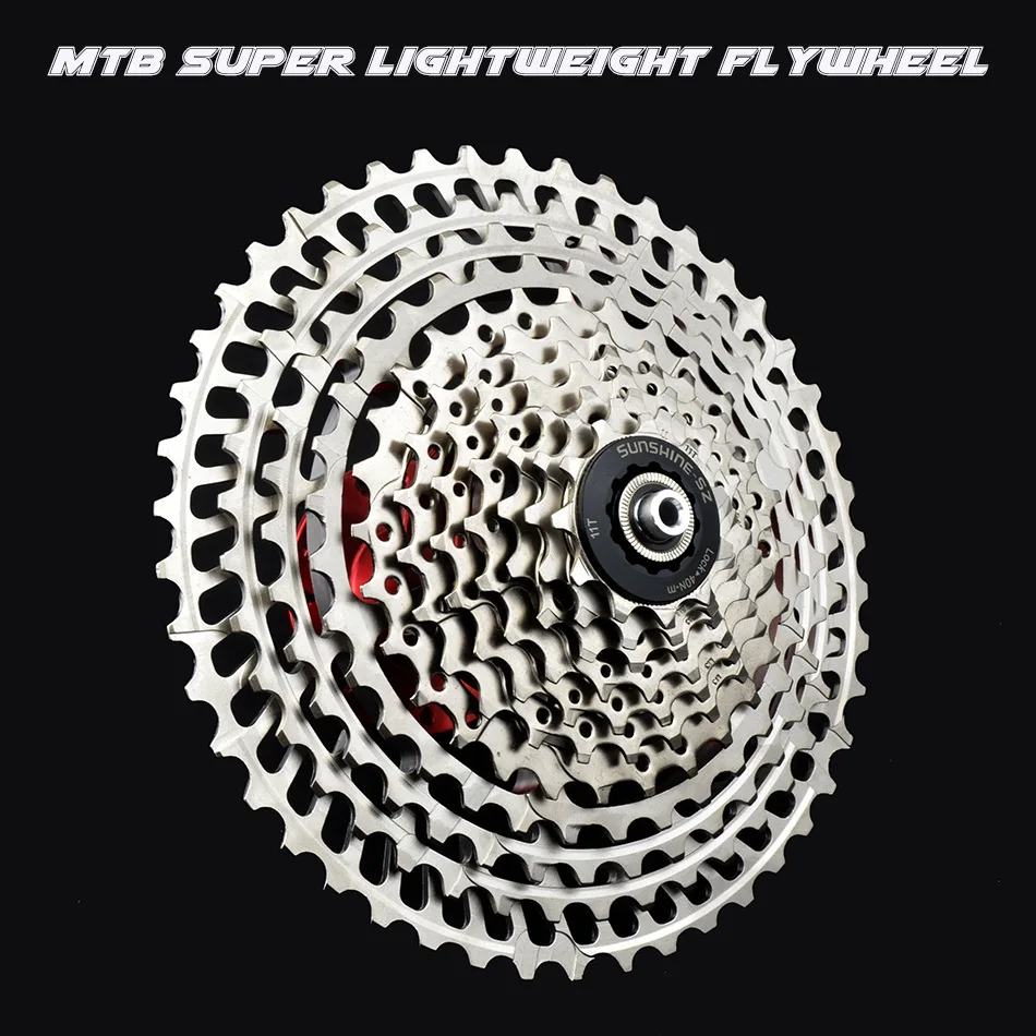 Сверхлегкая кассета SLR2 для MTB велосипеда 10 11 12 Скоростей 42 46 50 т ЧПУ Freewheel 10s 11s s
