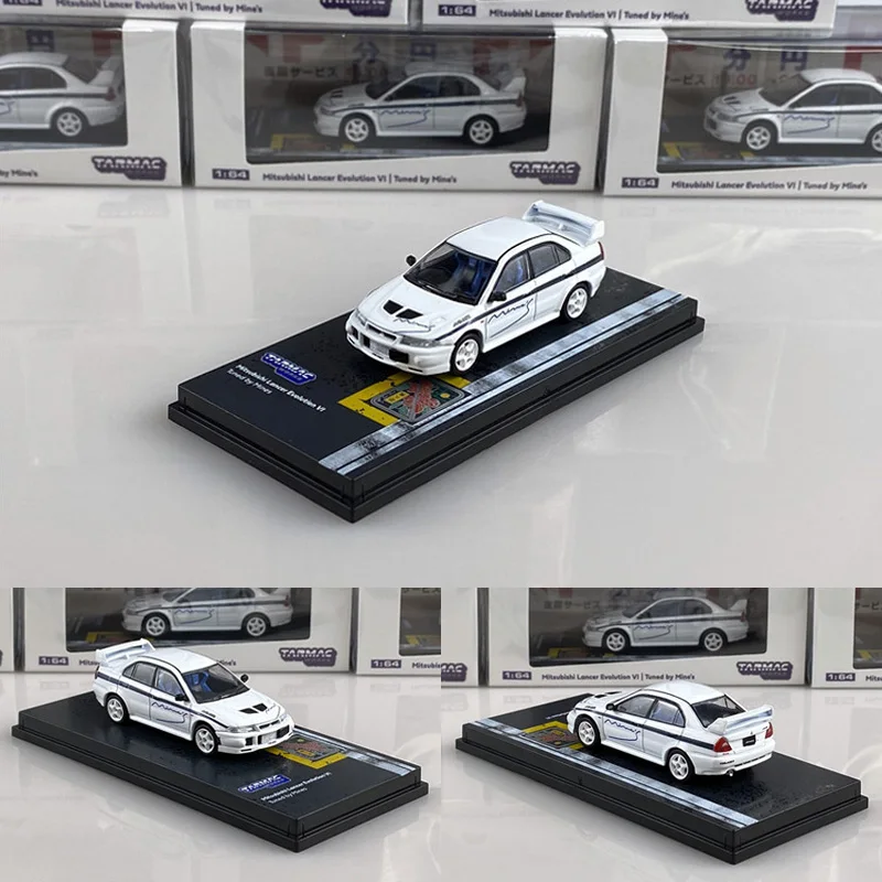 

Автомобили Tarmac 1:64 Mitsubishi Lancer Evolution ong VI mining коллекционный автомобиль из сплава