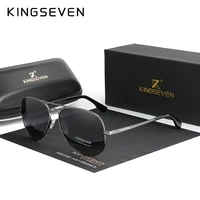 kingseven brand men aluminum sunglasses 2020 new polarized uv400 mirror male sun glasses women for men oculos de sol 7735
