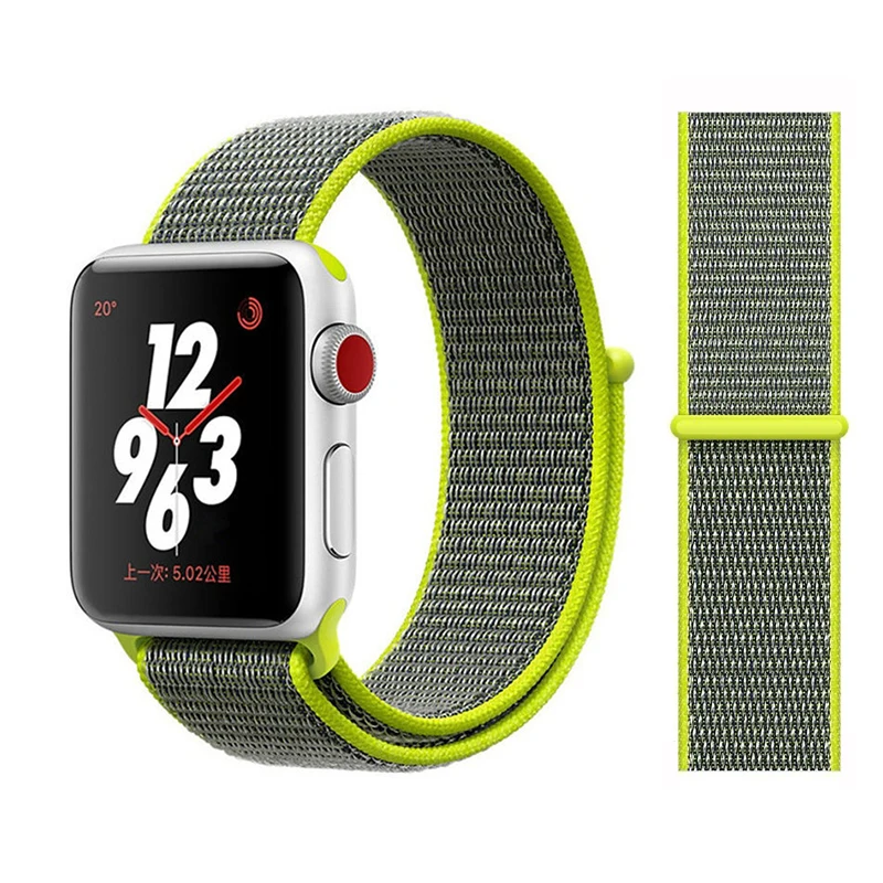 Falsh Спортивная петля для Apple watch Band 4 5 correa iwatch 3 2 1 42 мм 38 мм 44 мм 40 мм Apple watch ремешок браслет pulseira аксессуары - Цвет ремешка: Falsh