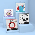Детские игрушки Монтессори черно-белые флеш-карты Высокая контрастность Визуальная стимуляция обучающая флеш-карта сенсорная игрушка для малышей