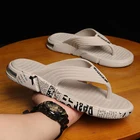 Шлепанцы Kangll мужские с воздушной подушкой, уличные летние сандалии на плоской подошве, пляжные сандалии, модная обувь с закрытым носком