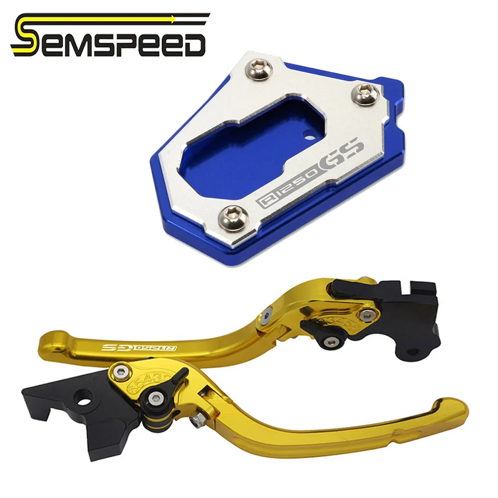 

SEMSPEED Motorcycle CNC Folding Brake Clutch Levers Side Stand Enlarger For BMW R1200GS Adv R1200GS Adv LC R 1250 1200 R1200 GS