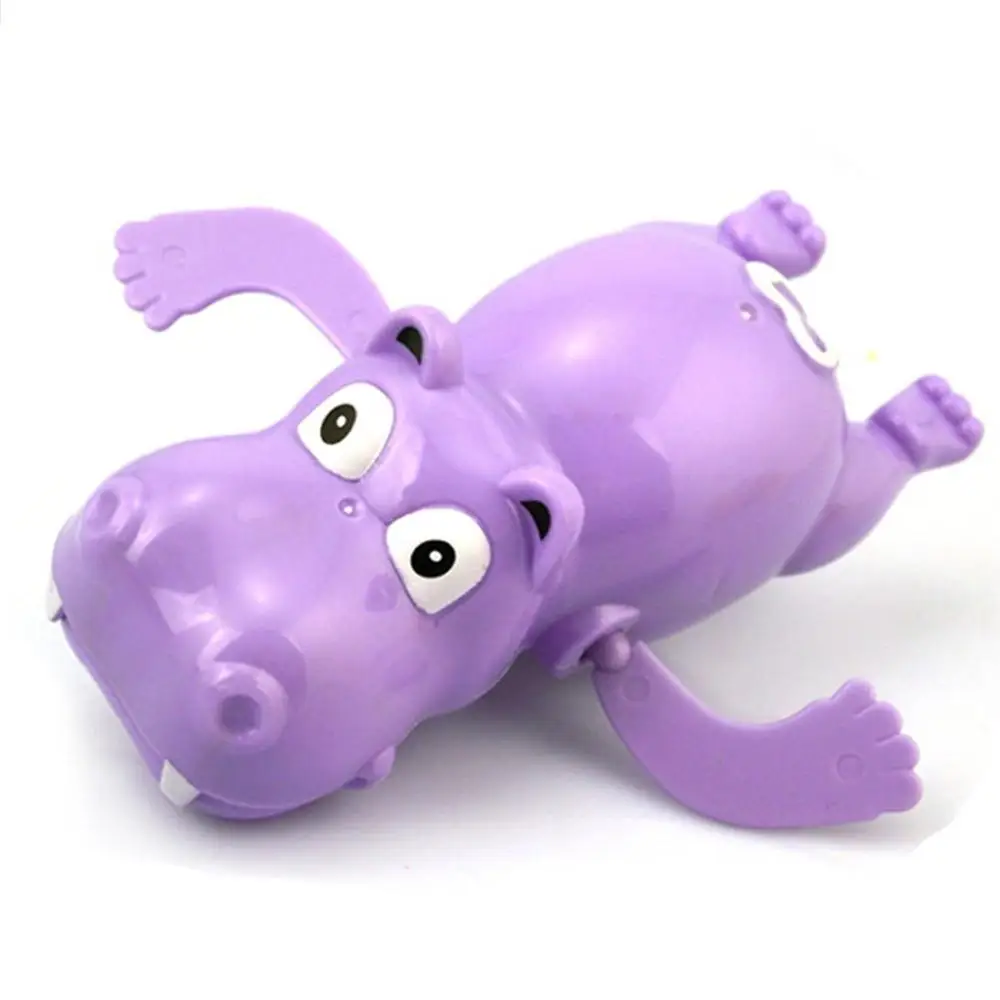 hippopotamus Random Детские милые бегемотик крокодил черепаха рыба животные Ванна игрушка забавный весенний плавательный черепаха творческая игра для ванной для детей мальчиков и девочек - Цвет: hippopotamus Random