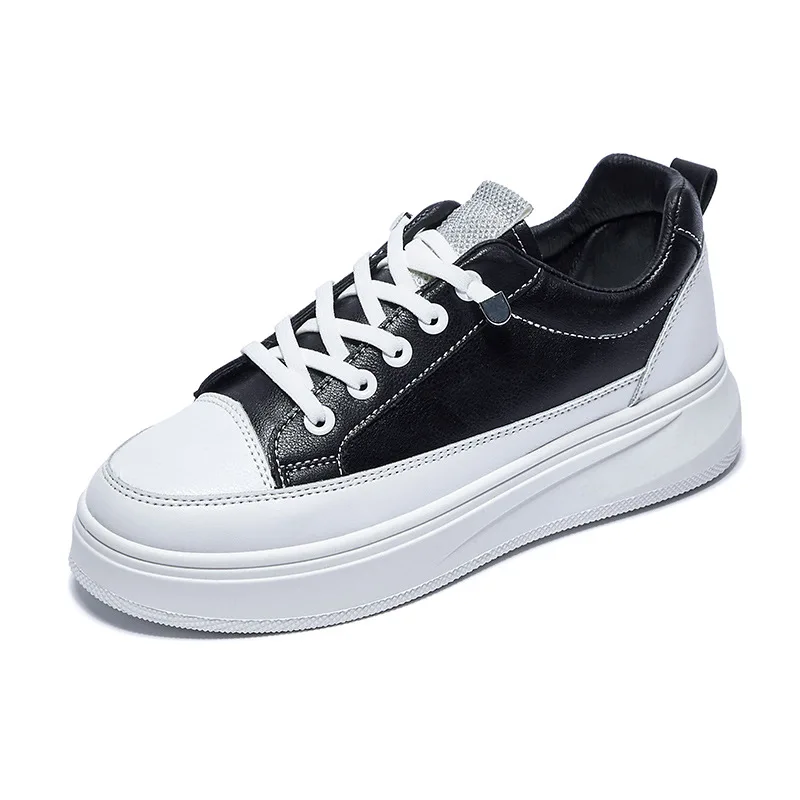 

Korean Shoes Tennis Female Casual Sneaker Clogs Platform Dress Flats Women Round Toe 2021 Breathable Creepers New Small Summer L