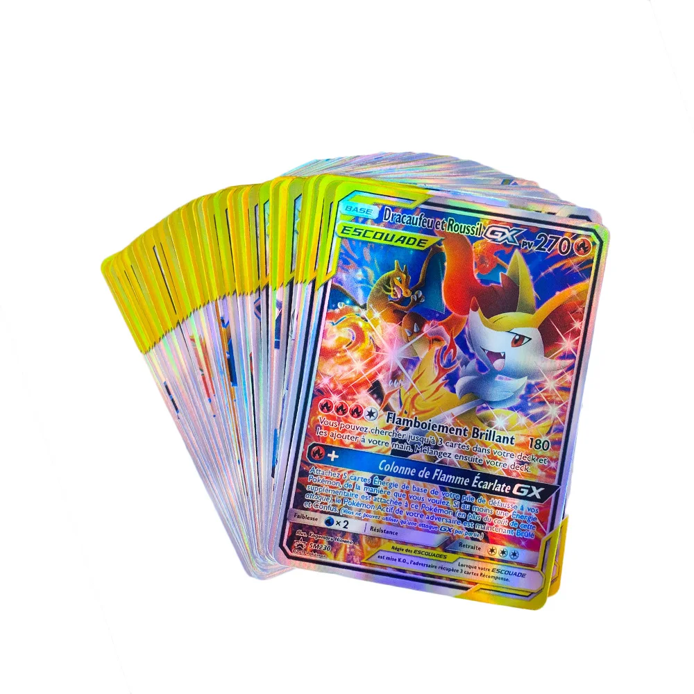 Набор карт Pokemon во французском стиле с биркой 200GX 100 | Игрушки и хобби