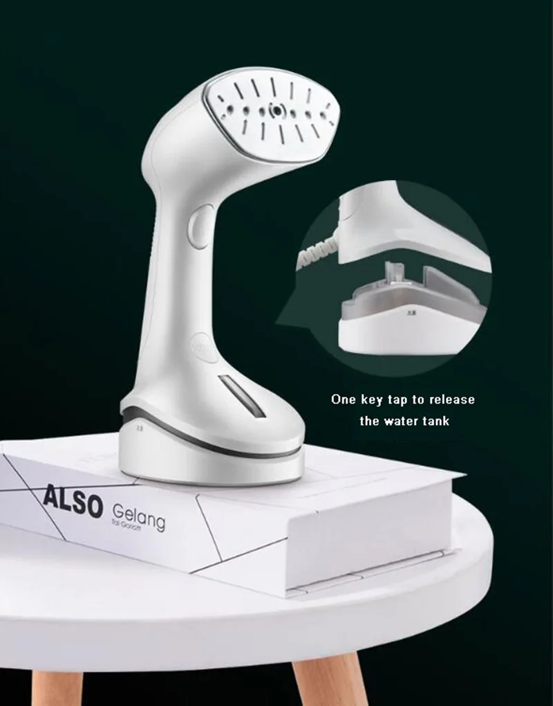 Отпариватель для одежды ручной 1000 Вт с большим резервуаром воды 300