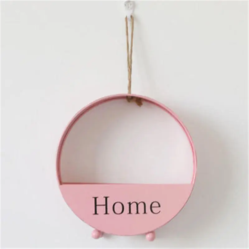Нордическая INS металлическая декоративная подвесная полка круглая пасторальная