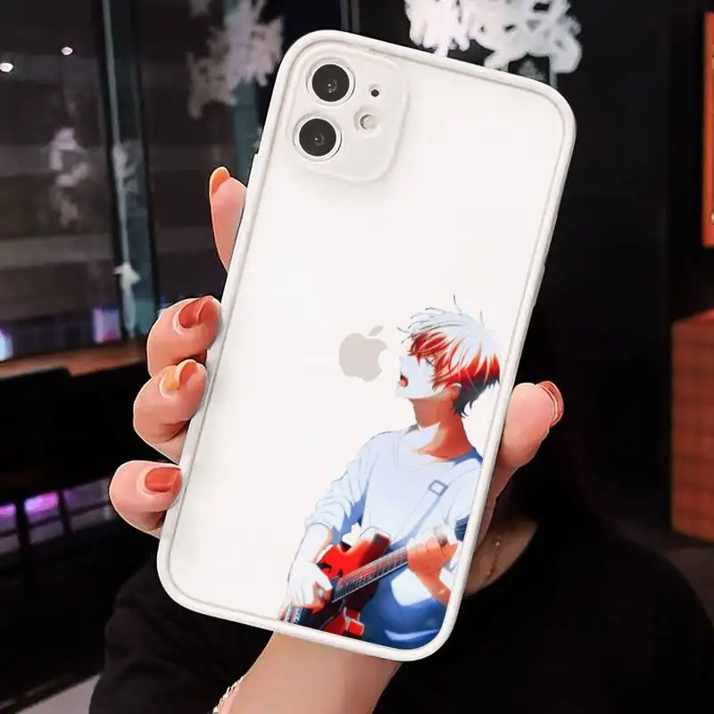 

Given Anime Phone Case Clear matte transparent For white iPhone 7 8 x xs xr 11 12 pro plus max mini Funda